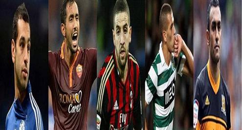 بالصور..5 نجوم رفعوا رأس العرب فوق السحاب في الملاعب الاوروبية